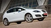 We identify ourselves with the slouch in the Seat Leon hatchback