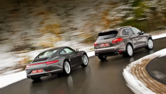 Приводимо осі Porsche 911 Carrera 4 та кросовера Cayenne S diesel