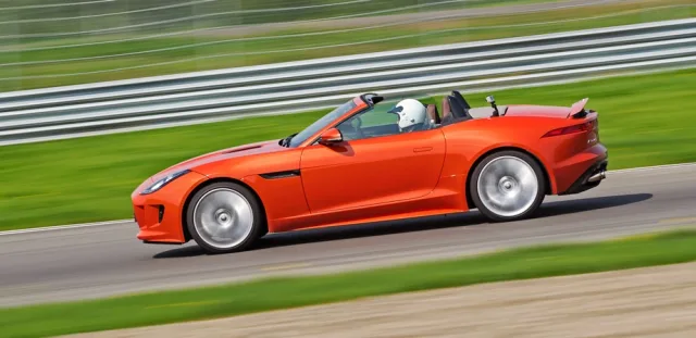 We revel in the voice of the 500-horsepower Jaguar F-type V8S roadster