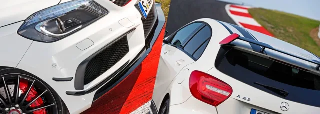 Стріляємо дуплетом Mercedes-Benz A 45 AMG і CLA 45 AMG
