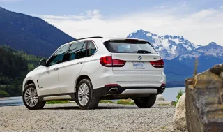 Racing through British Columbia in BMW X5 crossovers