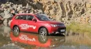 Test of the new Mitsubishi Outlander 2014 in combat conditions