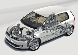 Slave of the lamp. We rub a new Volkswagen Golf from all sides