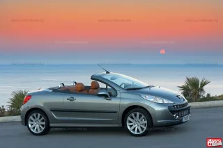 Windy. Ford Focus Coupe-Cabriolet, Opel Astra TwinTop, Volkswagen Eos and Volvo C70