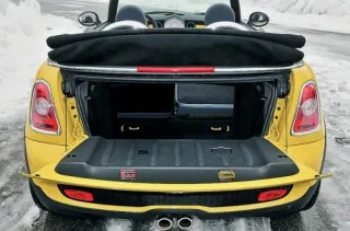 MINI Cooper S Convertible. The wind blew into my head