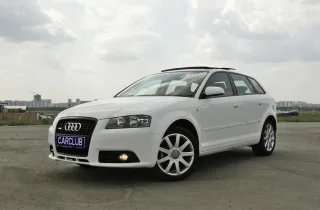 Audi A3: Completely white...