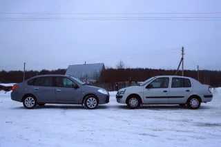 Renault Symbol: Перемога над стійкою