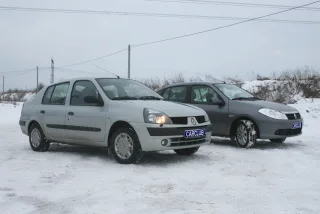 Renault Symbol: Перемога над стійкою