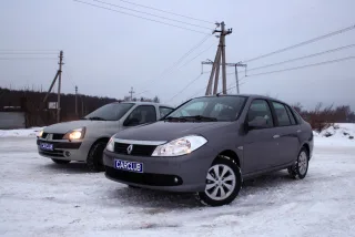 Renault Symbol: Перемога над стійкою