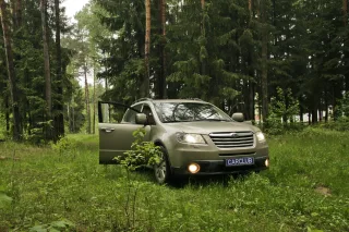 Subaru Tribeca: Спорт для родителей.