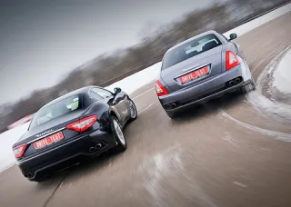 Три зуби. Встромляємо в зиму Maserati GranTurismo і Quattroporte S
