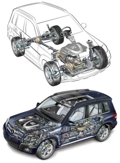 Князи в грязи. Audi Q5 и Mercedes GLK выясняют отношения