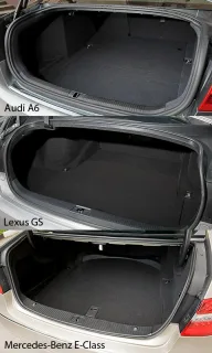 Однополярний світ. Зіштовхуємо лобами Mercedes E-класу, Audi A6 та Lexus GS