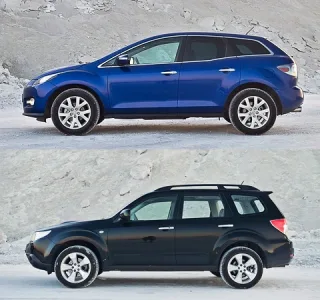 Утиліти? Спорт!. Зіштовхуємо лобами Subaru Forester з Маздою CX-7