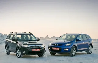 Утиліти? Спорт!. Зіштовхуємо лобами Subaru Forester з Маздою CX-7