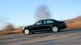 Audi A8 and Mercedes-Benz S500L.