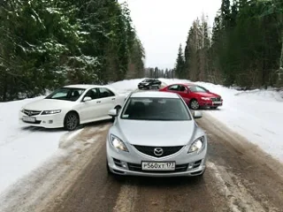 Mazda6, VW Passat, Honda Accord, Chevrolet Epica.