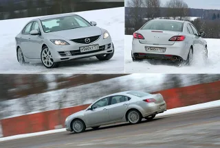 Mazda6, VW Passat, Honda Accord, Chevrolet Epica.