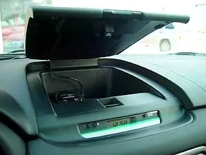 A secret place for a radar detector was found