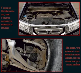 Три кроссовера – Honda Pilot, Mazda CХ-9, Hyundai ix55
