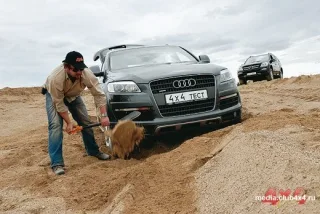 Качки Mercedes-Benz GL vs Audi Q7