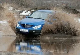 Testing the diesel SsangYong Actyon with automatic transmission