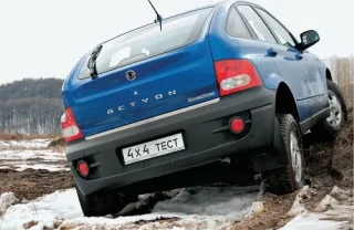 Testing the diesel SsangYong Actyon with automatic transmission