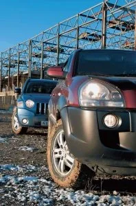 Міська орієнтація | JEEP COMPASS vs HYUNDAI TUCSON