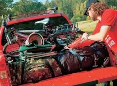Nissan Navara and Nissan Pathfinder - A bicycle that didn't fit