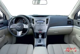 Three Subaru Legacy Outback