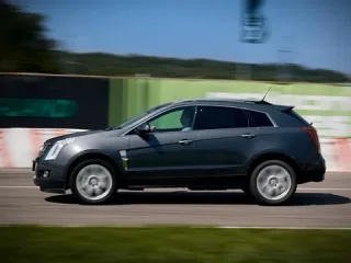 One quick look. We're weaving on the Cadillac SRX crossover