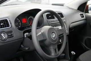 Facing the people. Continuing our acquaintance with the budget sedan Volkswagen Polo