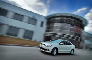Facing the people. Continuing our acquaintance with the budget sedan Volkswagen Polo