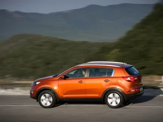Up to forty. Testing the Kia Sportage on the mountain roads of the Caucasus