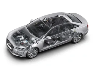 Дореволюционный. Теряемся во времени за рулём нового седана Audi A6