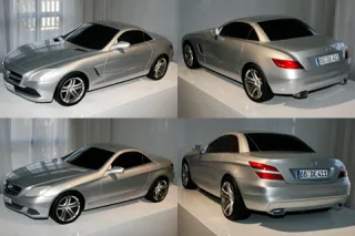 Sportlichkeit. Determining the gender of the Mercedes-Benz SLK roadster