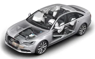 Дореволюционный. Теряемся во времени за рулём нового седана Audi A6