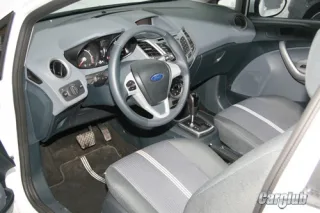 Test drive Ford Fiesta Black&White: white on black