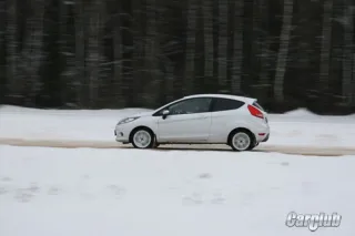 Test drive Ford Fiesta Black&White: white on black