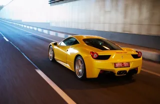 Cutter. Checking whether Italia remains in Ferrari 458