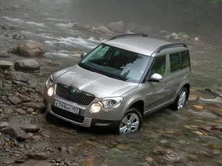 Adaptation. Meeting the right Skoda Yeti crossover with a 'robot'