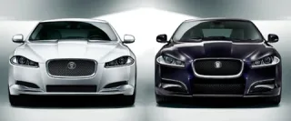 Without glasses. We look into the squinting eyes of the updated Jaguar XF sedan