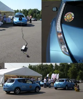 Прошу посадки. Пілотуємо електрокар Nissan Leaf в Лужниках