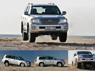 Покрываем пылью обновлённый внедорожник Toyota Land Cruiser 200