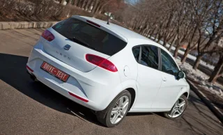 We identify ourselves with the slouch in the Seat Leon hatchback