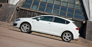 We identify ourselves with the slouch in the Seat Leon hatchback