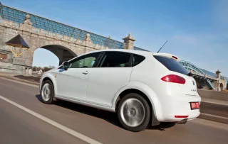 We identify ourselves with the slouch in the Seat Leon hatchback