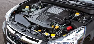 Обстреливаем обновлённые Subaru Legacy и Outback под Бородином