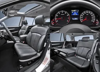 Обстреливаем обновлённые Subaru Legacy и Outback под Бородином