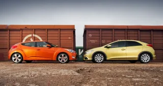 Виводимо на ринг хетчбеки Hyundai Veloster та Honda Civic